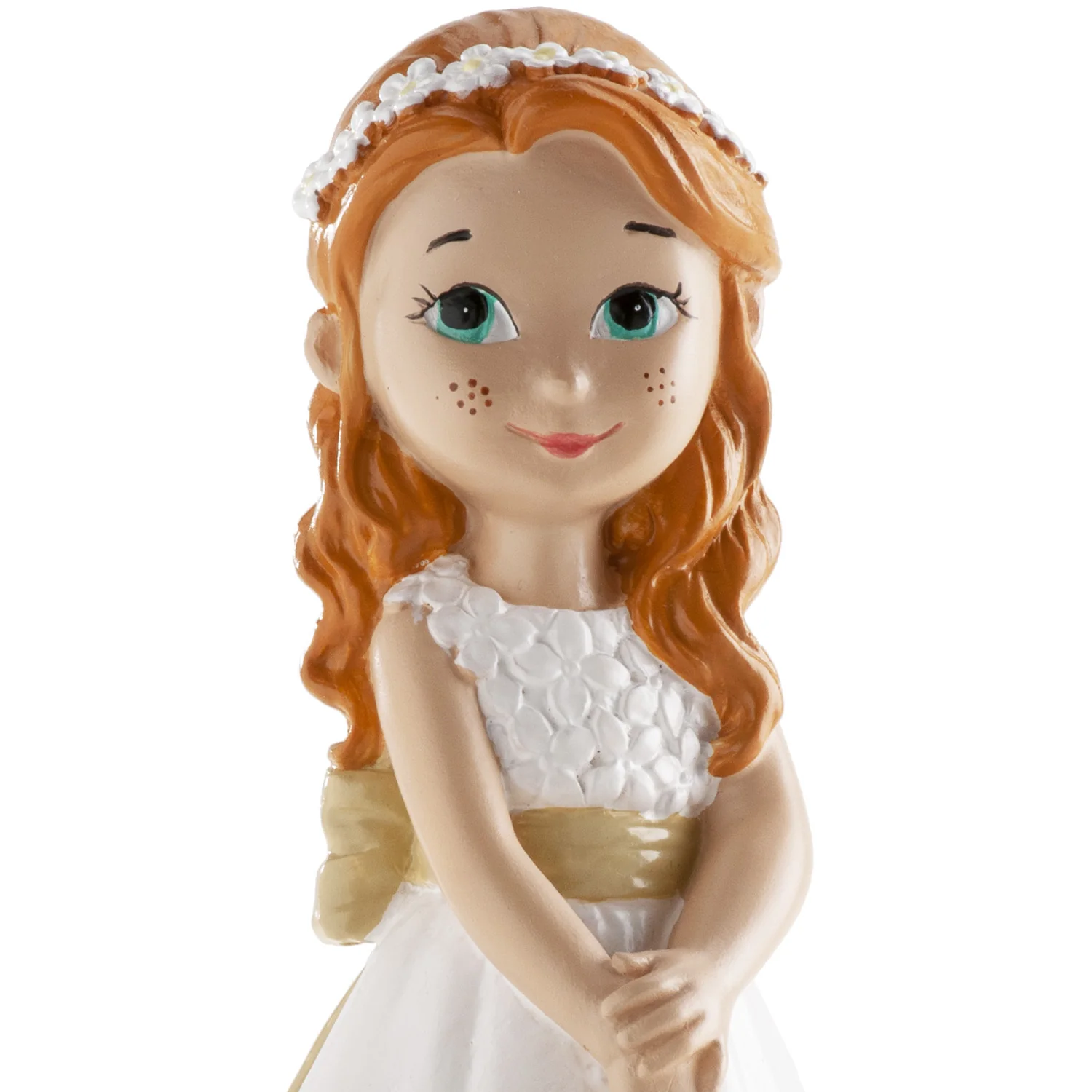 Communion Barefoot Girl Cake Topper 13cm - Image 6
