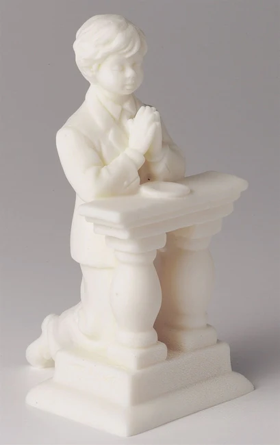 Communion Kneeling Boy Cake Decoration