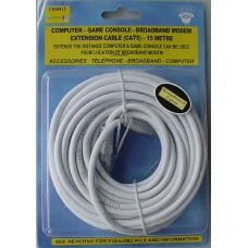 Computer Broadband Modem Cat5 15 Metre