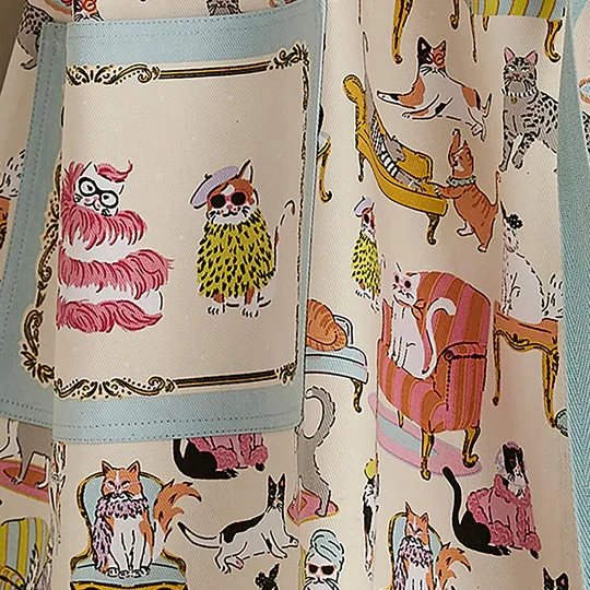 Cool Cats Cotton Apron - Image 3