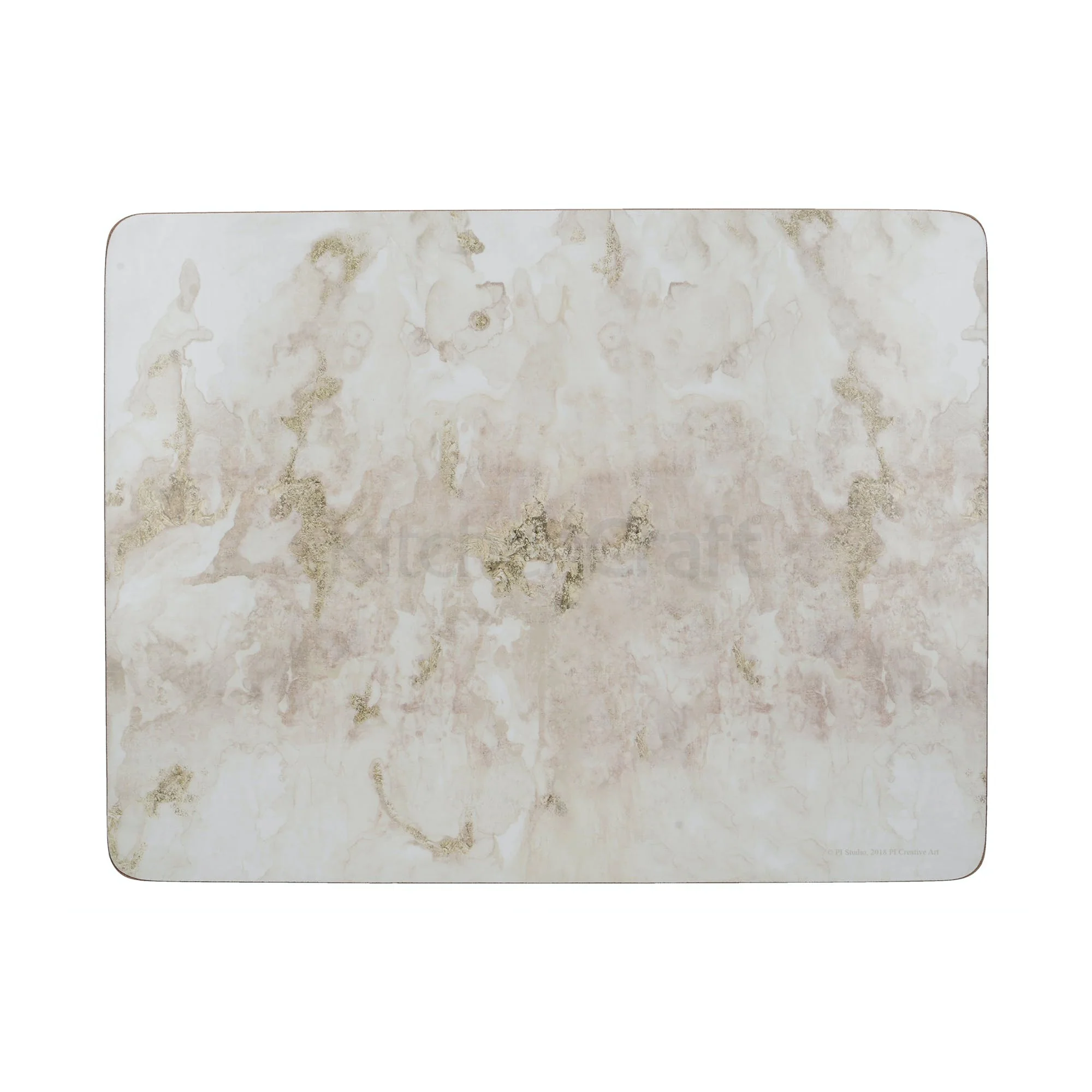 Creative Tops Grey Marble Pack Of 6 Premium Placemats
