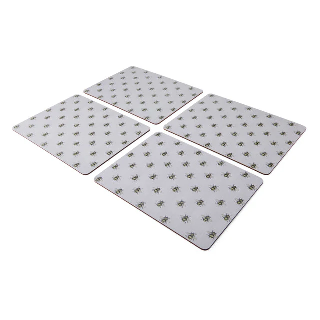 Creative Tops Bee Print Pack of 4 Premium Placemats - Image 3