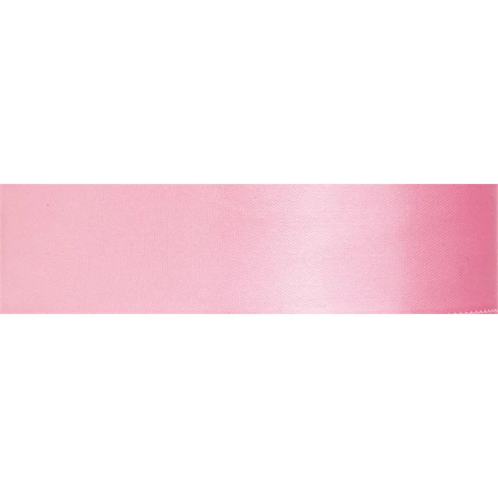 Double Faced Satin Ribbon - Babe Pink