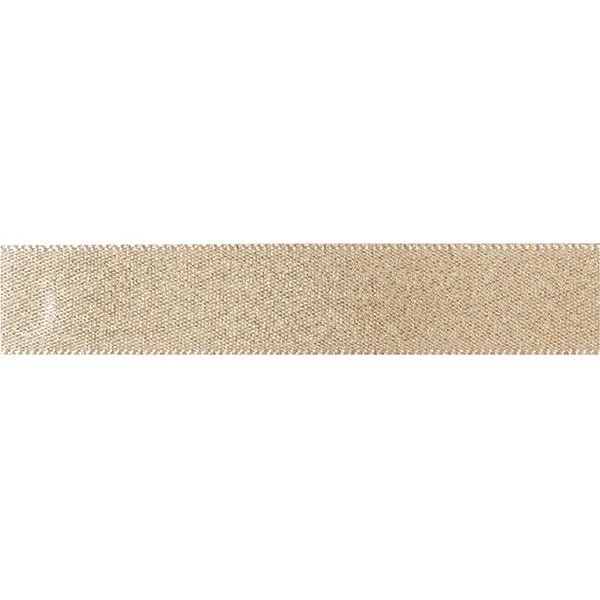 Double Faced Satin Ribbon - Gold Glitter