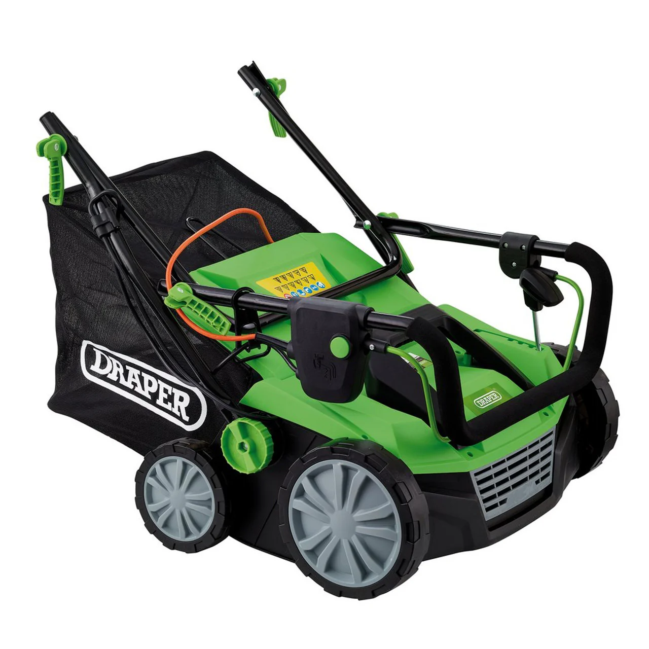 Draper 230V 2-in-1 Lawn Aerator and Scarifier 380mm 1800W - Image 6