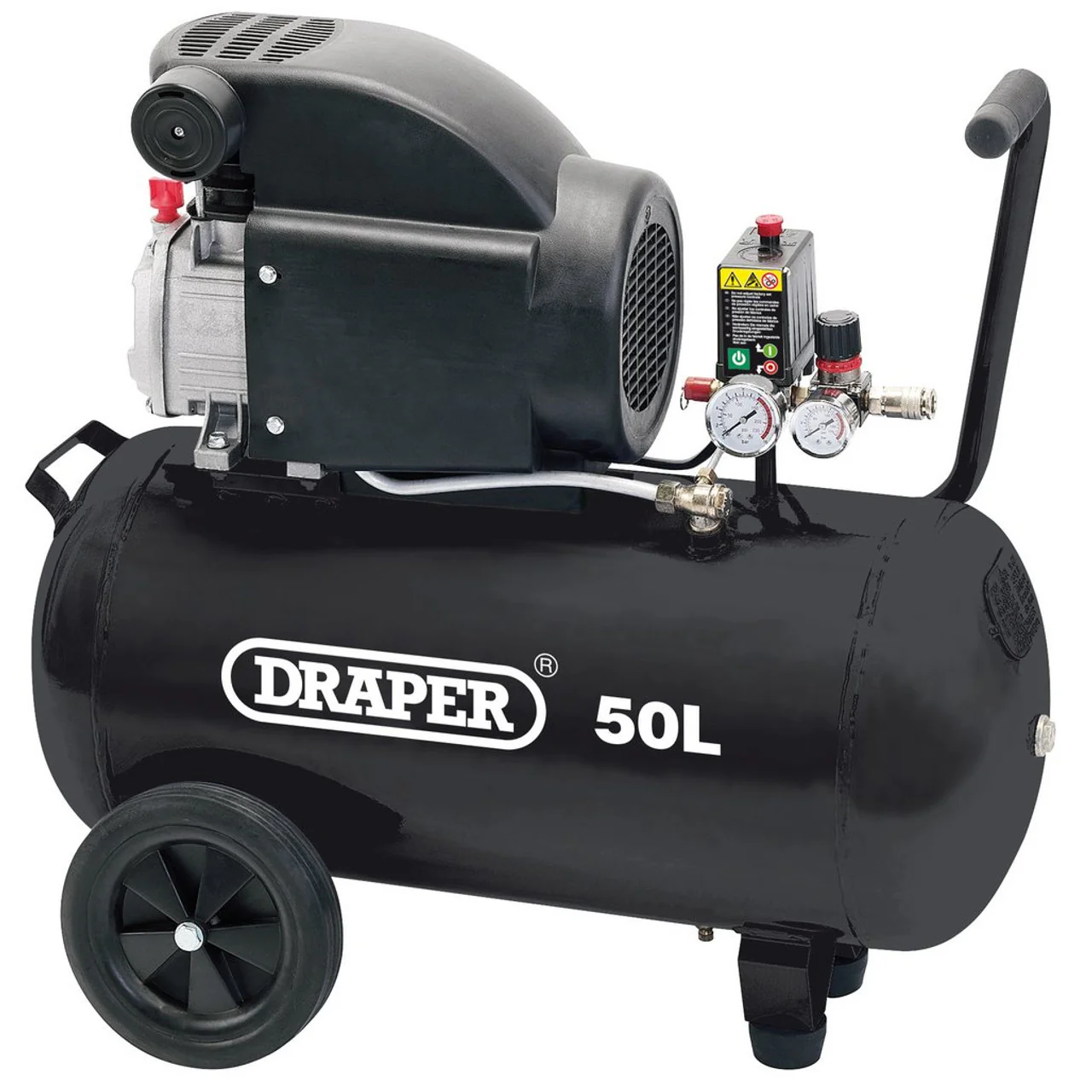 Draper 50L Direct Drive Air Compressor 2hp 230v - Image 4