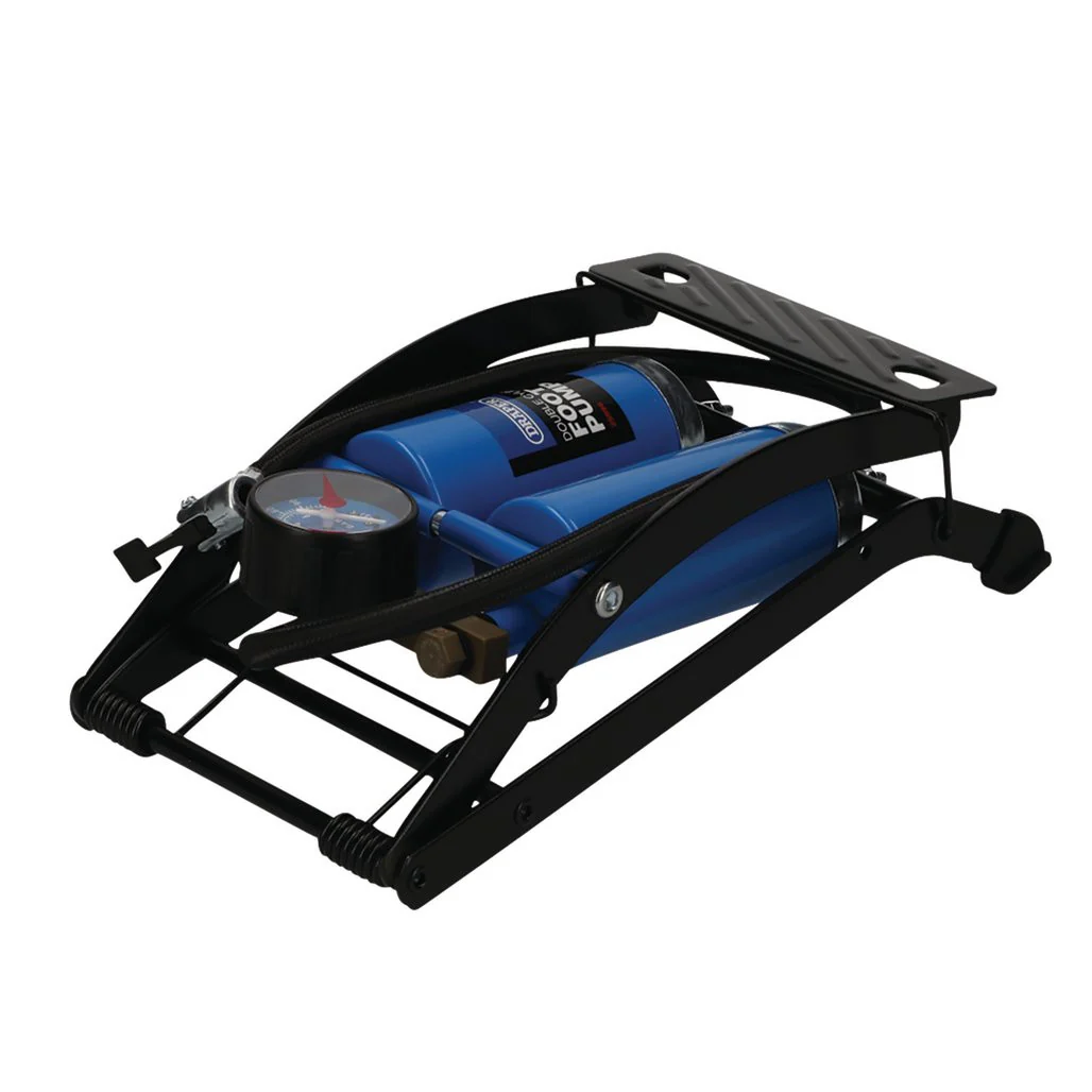 Draper Twin Cylinder Foot Pump
