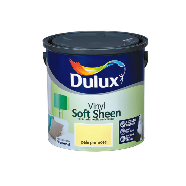 Dulux Vinyl Soft Sheen Pale Primrose 2.5L