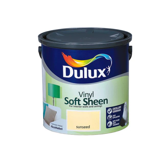 Dulux Vinyl Soft Sheen Sunseed 2.5L