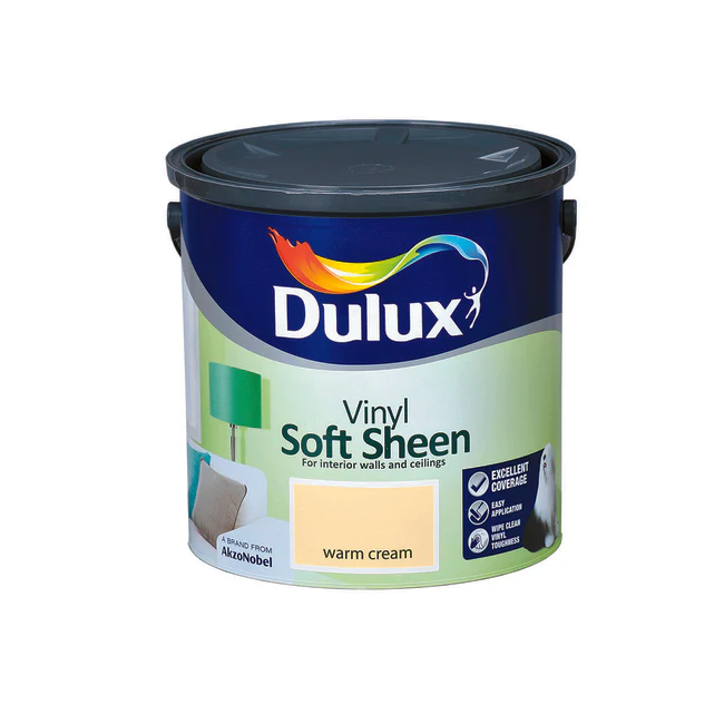 Dulux Vinyl Soft Sheen Warm Cream 2.5L