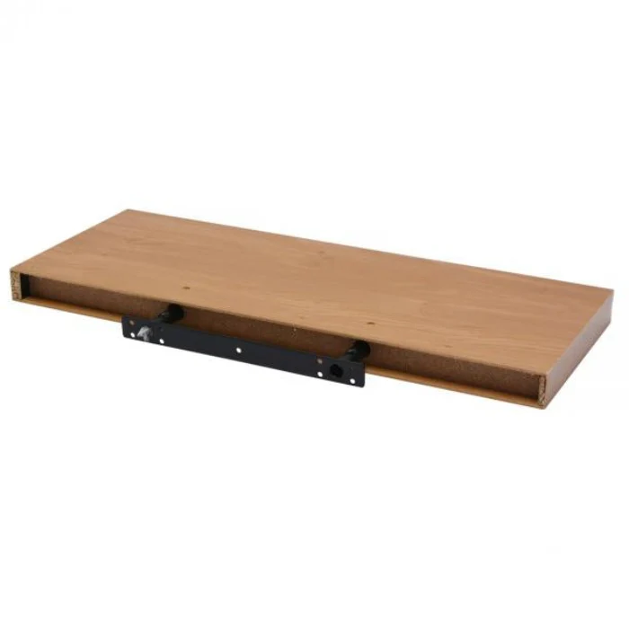 Duraline Floating Shelf XL4 Push Fix Knotty Oak 38mm 60x23,5cm - Image 2