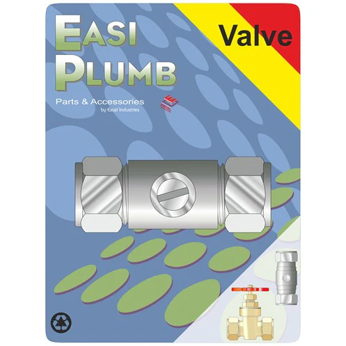 Easi Plumb 1/2" Screwdriver Operated Isolation Ball Valve