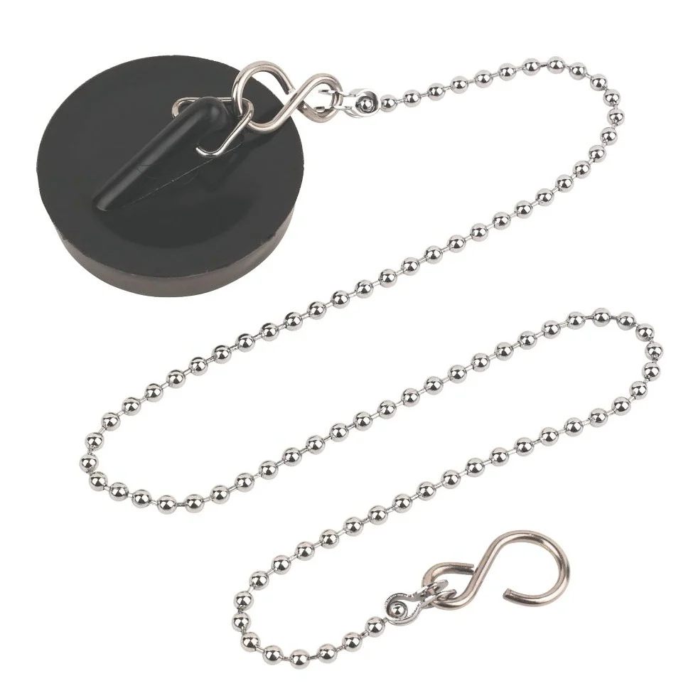Easi Plumb Rubber Plug & Chain Set