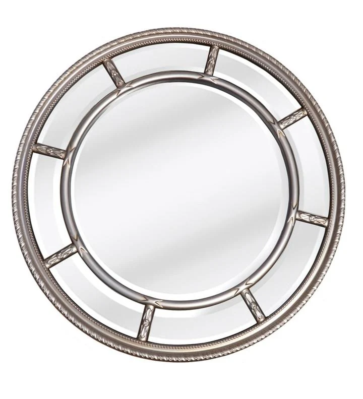 Emly Round Mirror Champagne