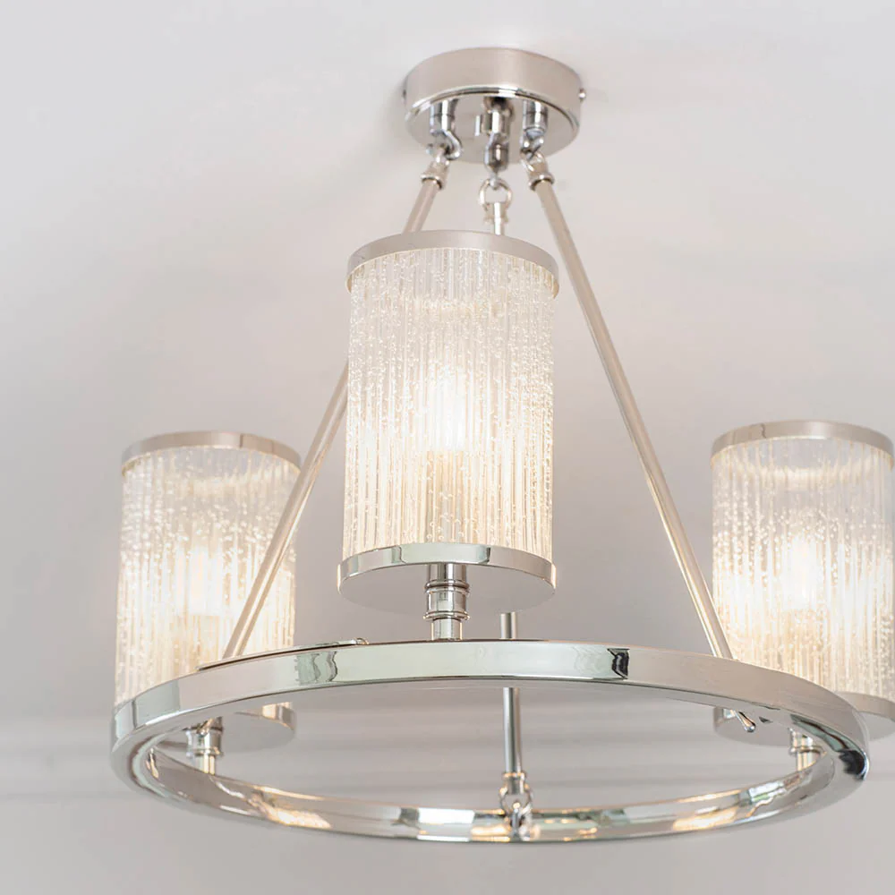 Endon Easton 3 Light Semi Flush - Image 4