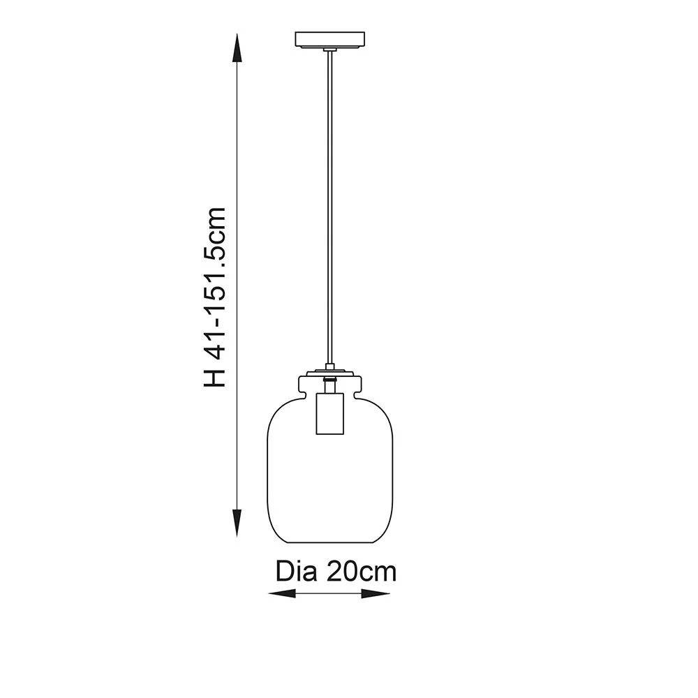 Endon Lyra Ceiling Pendant - Image 5