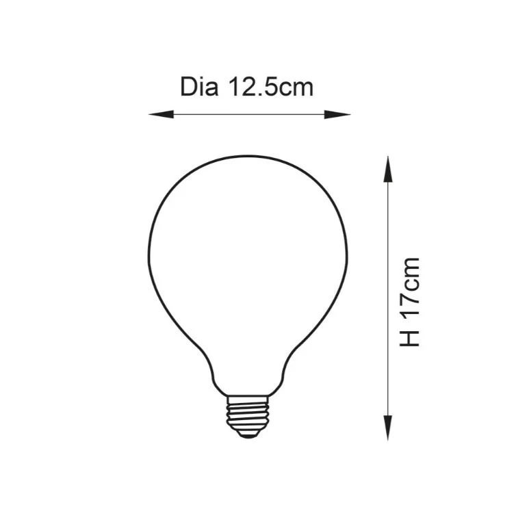Endon Opaline E27 LED Filament Bulb – Vintage Style - Image 3