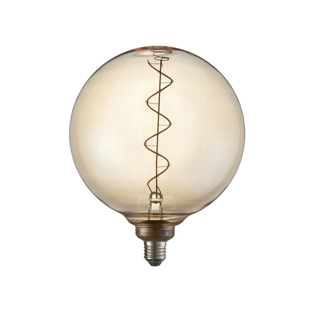 Endon Spiral XL E27 LED Filament Globe Bulb Amber - Image 2