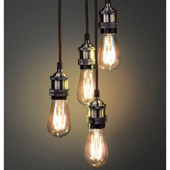 Energizer 1.2 Meter Hanging Decorative Pendant - Brushed Chrome - Image 2
