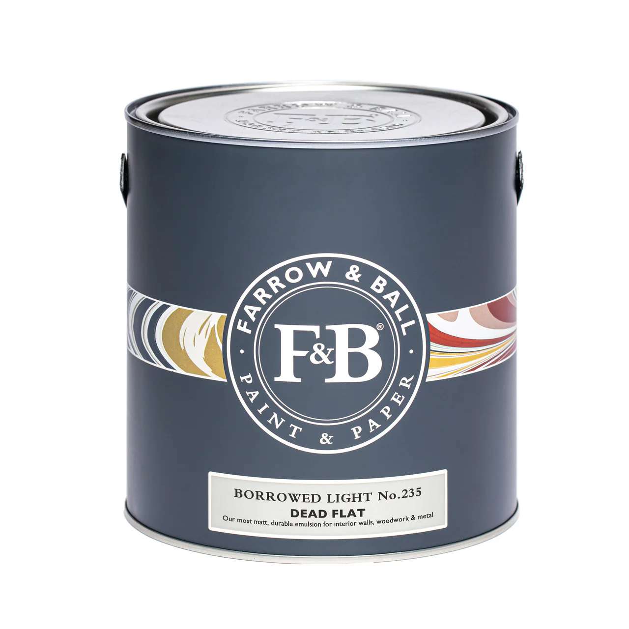 Farrow & Ball 2.5 Litre Dead Flat Borrowed Light 235