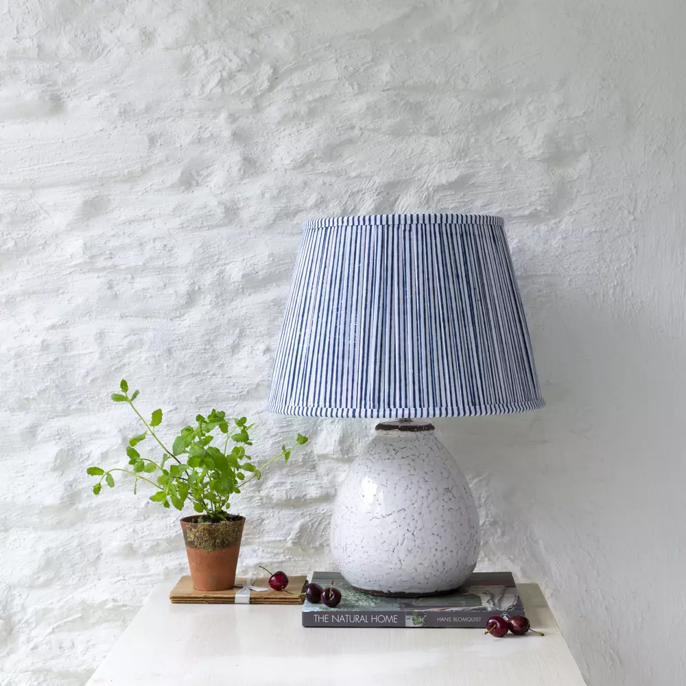 Grand Illusions Lampshade Stripe Blue 40cm - Image 6