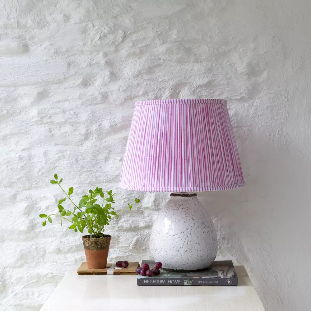 Grand Illusions Lampshade Stripe Pink 35cm - Image 5