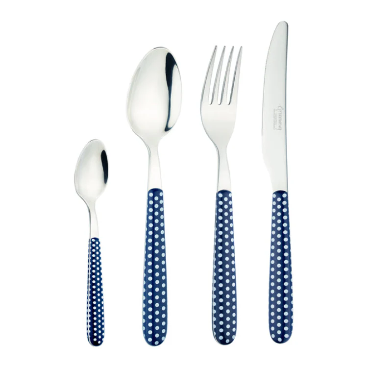 Grunwerg 24 Piece Cutlery Set Set Polka