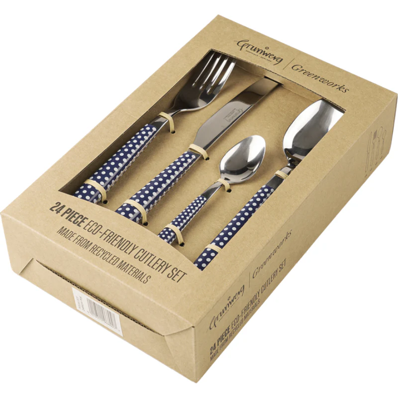 Grunwerg 24 Piece Cutlery Set Set Polka - Image 4