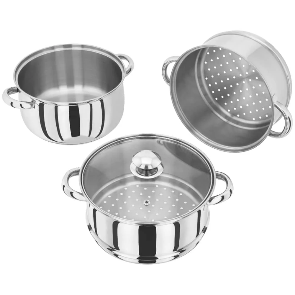 Judge Stainless Steel Steamer - 3 Tier 18 cm - Image 2