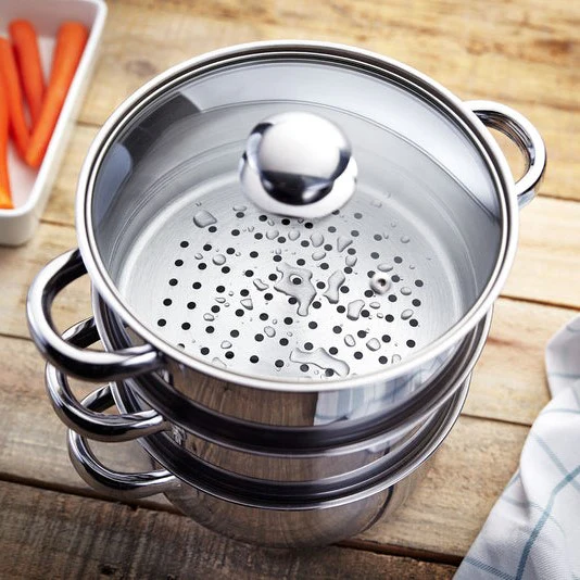 Judge Stainless Steel Steamer - 3 Tier 18 cm - Image 4