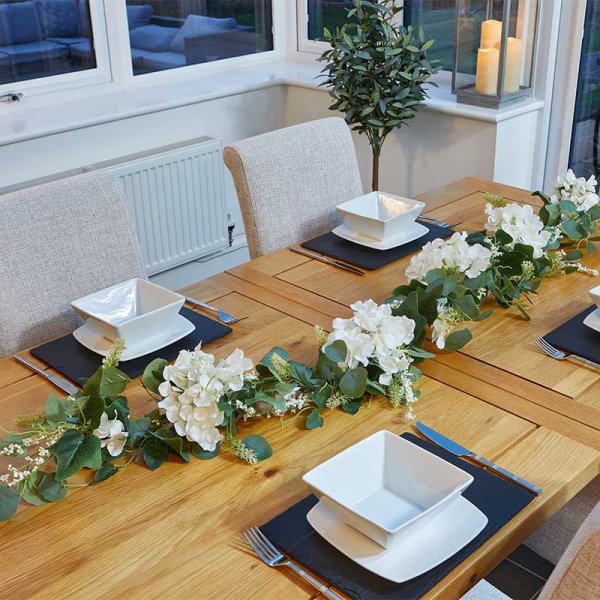 Hydrangea Garden Garland 1.8m - Image 2