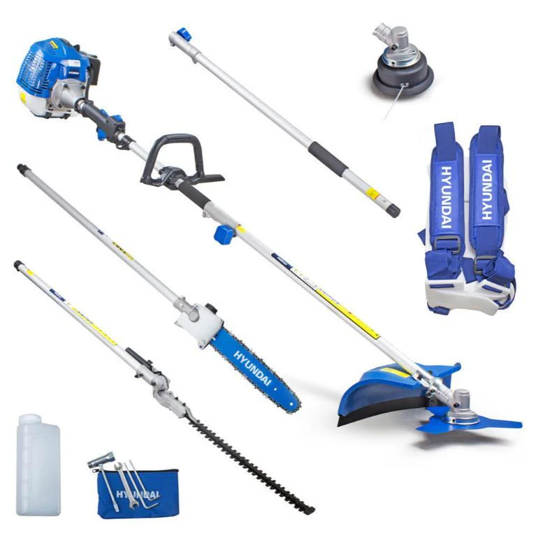 Hyundai 52cc Petrol Garden Multi Tool - Hedge trimmer, Brushcutter, Saw - Image 9