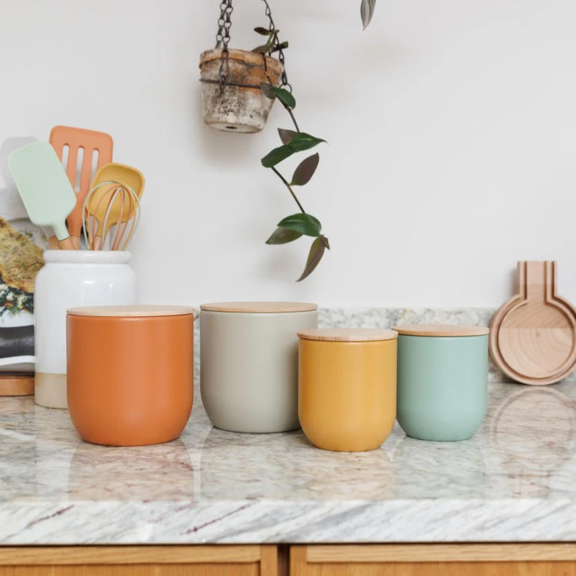 Idilica Kitchen Canister Medium | Grey - Image 4