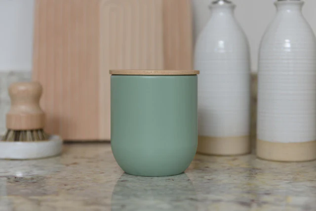Idilica Kitchen Canister Small | Green - Image 3