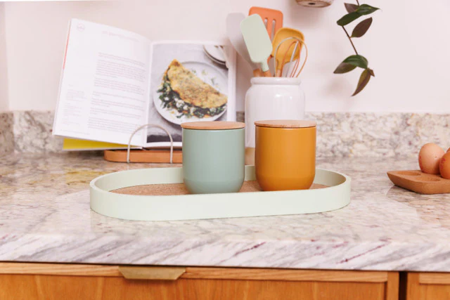 Idilica Kitchen Canister Small | Green - Image 5