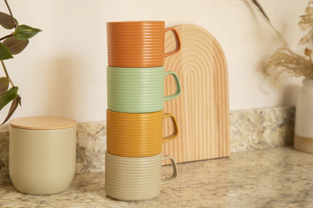 Idilica Stacking Mugs Set of 4 - Image 3