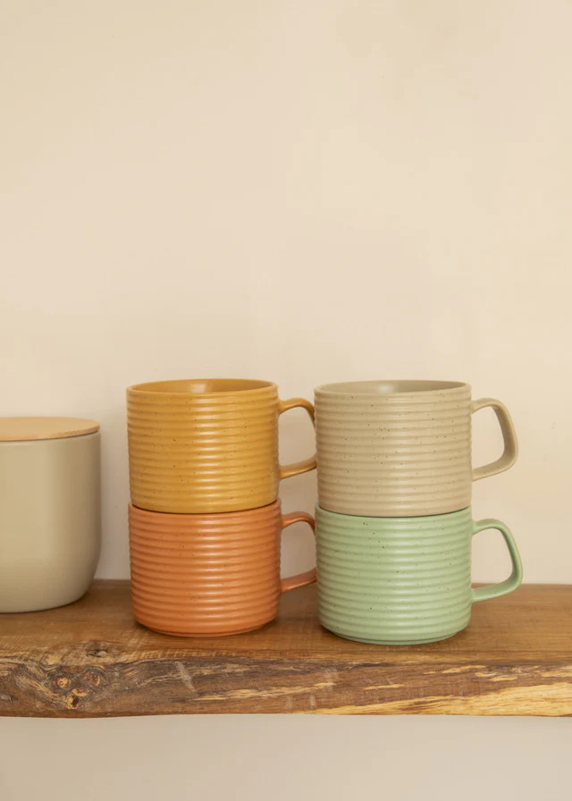 Idilica Stacking Mugs Set of 4 - Image 4
