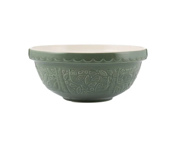 “In the Forest” Green Owl Mixing Bowl – 26cm