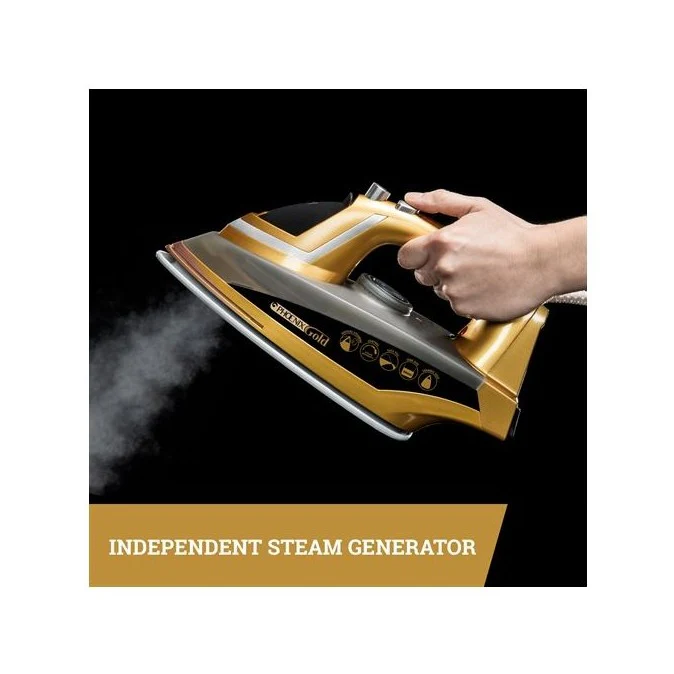 JML Phoenix Gold Ceramic Steam Iron with Built-In Steam Generator - Image 2