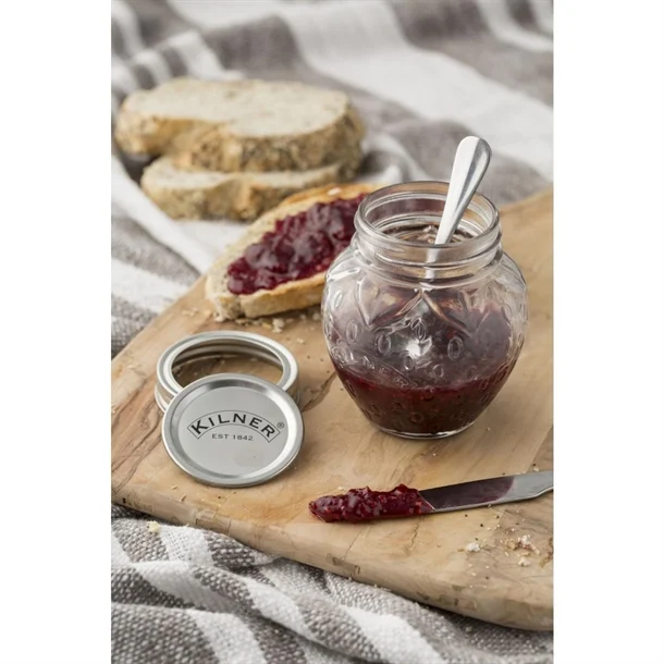 Kilner Tray of 6 400ml Strawberry Preserve Jars - Image 3