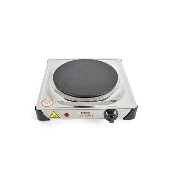 Kitchen Perfected 1500w Single Hotplate - Stainless Steel - Image 2