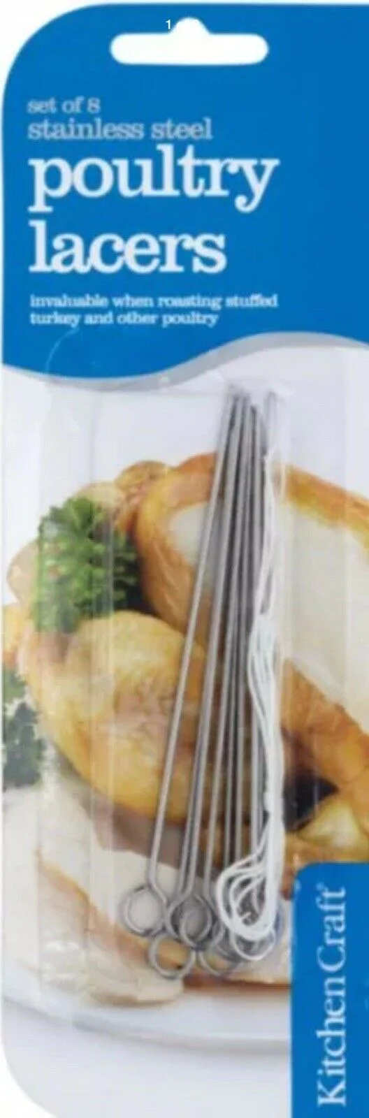 Kitchencraft Set of 8 Poultry Lacers
