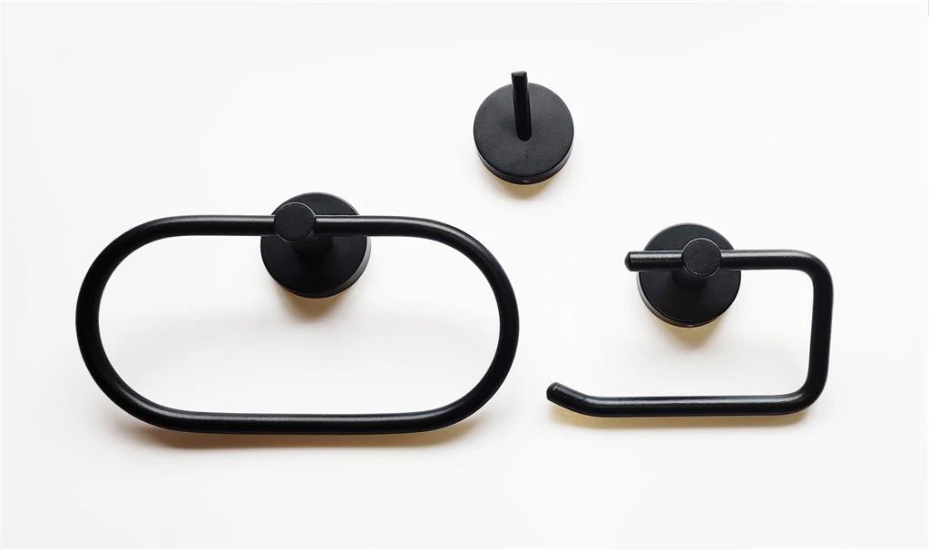 KOSMOS BLACK 3 PC SET (HOOK, ROLL HOLDER, RING)