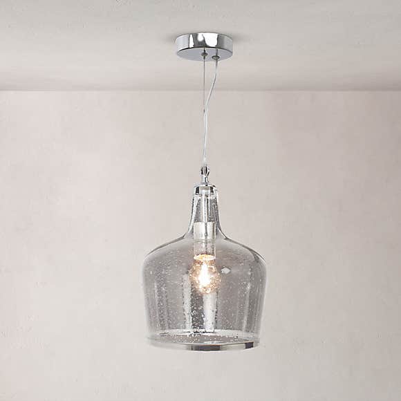 Lenny 1 Light Pendant Glass Ceiling Light - Image 2