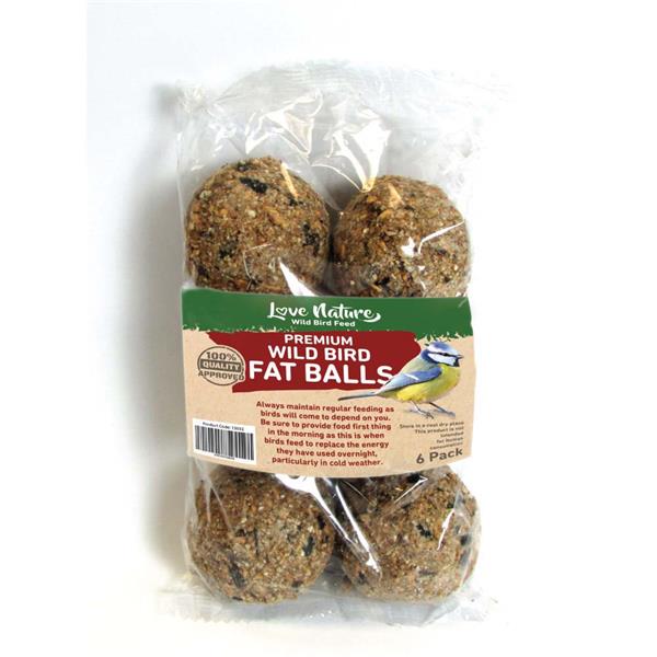 Love Nature Fat Balls 6 Pack