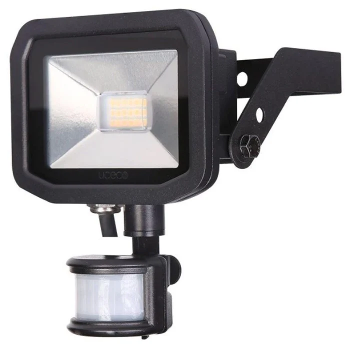 Luceco Slimline Guardian LED Floodlight & PIR 8W 3000K