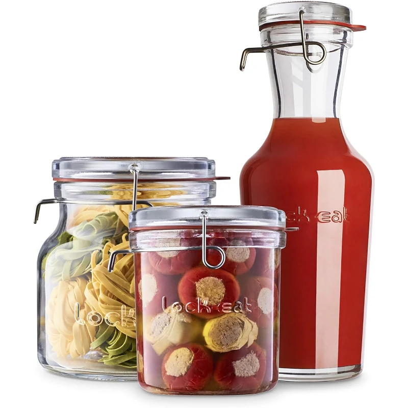 Luigi Bormioli Lock-Eat Jar Set of 3 - Image 4