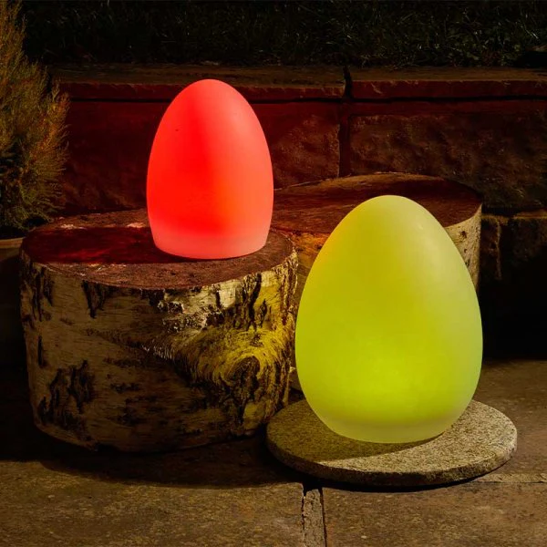 Lunière Oval Multicolour Solar Garden Light - Large - Image 3