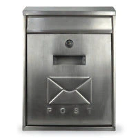 Manor Contemporary Post Box Stainless Steel