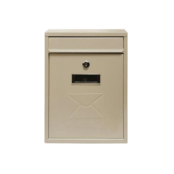 Manor Cream Steel Postbox